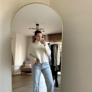 Zara Cream Turtleneck Sweater